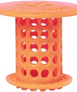 TubShroom Tub Hair Catcher Protector, Fits 1.5" - 1.75" Drain, Orange 29 517qOLpjjL