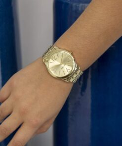 Nine West Women's Bracelet Watch Gold 22 517sBjKiGL