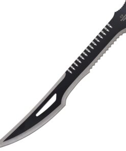Snake Eye Tactical Fantasy Sword w/Nylon Sheath Machete Outdoors Camping 027 Silver Black 11 517sGmaD4GL
