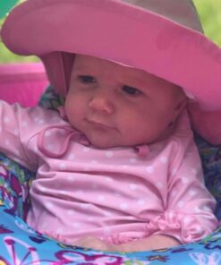 i play. Baby Girls' Brim Hat | All-Day UPF 50+ Sun Protection for Head, Neck, & Eyes 0-6 Months Light Pink 34 517vI54xrSL