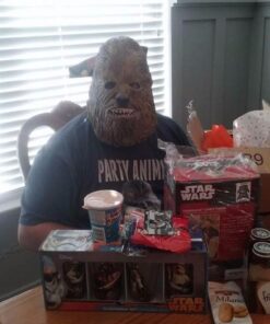 Rubie's Men's Star Wars Chewbacca Mask One Size Brown 3 517xXljjX7L