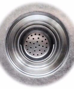 KES Kitchen Sink Drain Strainer 3-1/2-Inch Sink Drain Assembly Stopper with Deep Basket Cover Lid Rustfree SUS 304 Stainless Steel, S3001 40 517yun7OE9L