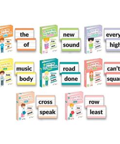 Little Champion Reader 800 Sight Word Flashcards in 8-Pack Bundle Set, Pre-K to 3rd Grade, Teaches 800 Dolch Fry High-Frequency Sight Words 12 518G6b7UYHL