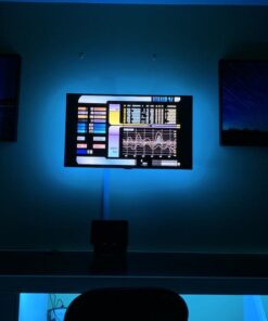 HAMLITE TV LED Backlight, 8.2Ft Led Light for TV 32-60 Inch Monitor Backlight, HDTV Wall Mount Stand Work Space Gaming Room Decor, LED Bias Ambient Mood Lighting Kit for 32-60inch 76 518HyxZnI2L