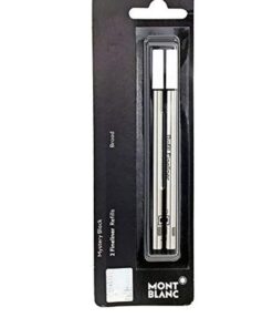 Mont Blanc Fineliner/Felt Tip Black Refill - Set of 2