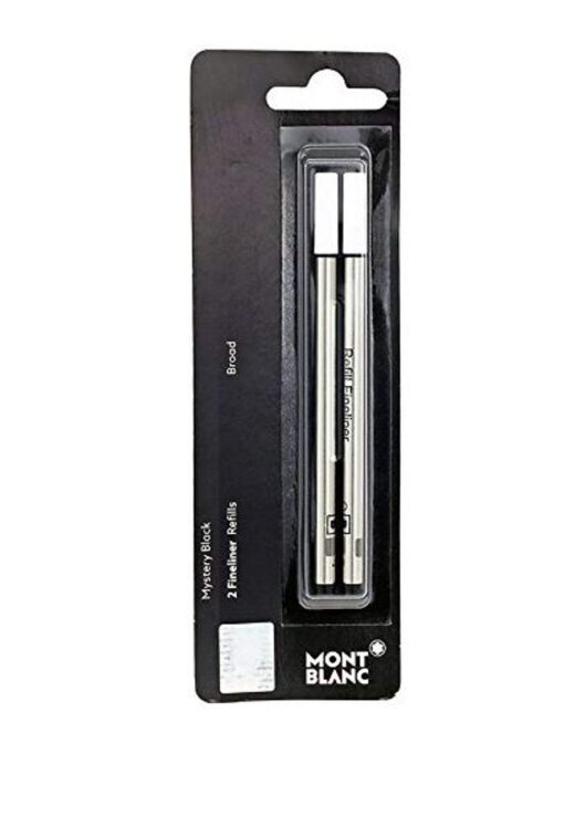 Mont Blanc Fineliner/Felt Tip Black Refill - Set of 2