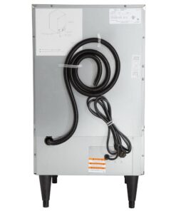 Manitowoc UDE-0080A 19 3/4" Air Cooled Undercounter Full Size Cube Ice Machine with 31 lb. Bin - 102 6 518aDSHB8AL