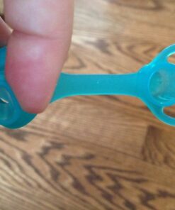 ChooMee SoftSip Food Pouch Top | Baby Led Weaning | No Spill Flow Control Valve, Protects Childs Mouth, 100% Silicone, BPA Free | 2CT Orange Aqua 54 518an0LN23L