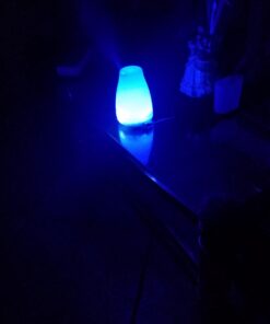 Diffuserlove Essential Oil Diffusers 200ML Remote Control Ultrasonic Mist Humidifiers BPA-Free Aromatherapy Diffuser with 7 Color Lights, Auto Shut-Off for Bedroom Office Kitchen White 41 518gNQYKw7L