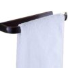 ELLO&ALLO Oil Rubbed Bronze Towel Bars for Bathroom Accessories Wall Mounted Towel Holder, Rust Protection 12.4"x4.2"x2.1"