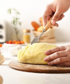 SAINT GERMAIN Premium Hand Crafted Bread Lame for Dough Scoring Knife, Tool Sourdough Slashing with 10 Blades Included Replacement Authentic Leather Protector Cover 25 518zWTk55L