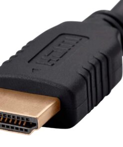 Monoprice HDMI High Speed Cable - 4K@60Hz, HDR, 18Gbps, YUV 4:4:4, 28AWG, With Ferrite Cores, 6 Feet, Black - Select Series 9 519 VK4vqFL