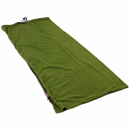 Coleman Stratus Fleece Sleeping Bag Liner, 50°F Sleeping Bag for Adults, Adds 12°F More Warmth When Used to Line Another Sleeping Bag, Stuff Sack Included Mixed Colors