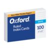 Oxford 4" x 6" Ruled White Index Cards, 100/Pack 1 33 5195bbmYLKL