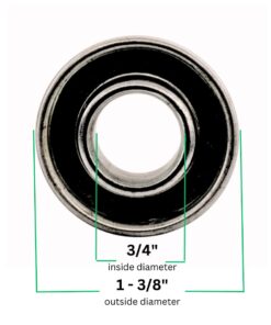 Marathon 3/4" Precision Performance Replacement Ball Bearings - 4 Pack 24 5198qK8qPyL