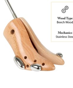 FootFitter High Heel Women Shoe Stretcher, Adjustable Shoe Stretcher for 3” to 6” Heels, Width Stretcher for Women Stilettos & Pumps (US 6.5-8) MEDIUM Women's Medium (6.5 - 8) 17 519Jixt6gL