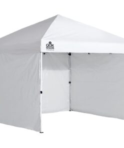 Quik Shade 10' x 10' Instant Canopy Wall Panel Accessory Set for WE100/C100/SX100 Canopies with Zipper Entry, White 13 519PnQz87EL