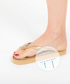 Revs - Lights - Men's and Women's Reflexology Massage Flip Flops 8 Women/7 Men Gold 8 519UCzOxk4L 1