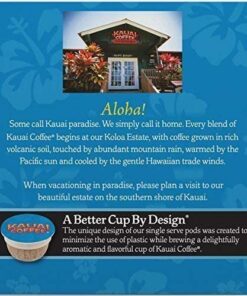 Kauai Coffee Single-Serve Pods, Na Pali Coast Dark Roast Arabica Coffee from Hawaii’s Largest Coffee Grower, Compatible with Keurig K-Cup Brewers - 12 Count 12 Count (Pack of 1) 32 519V M733ZL