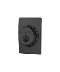 Schlage B60 N CEN 622 Deadbolt with Century Trim, Keyed 1 Side, Highest Residential Security, Matte Black 19 519WpfbRNZL