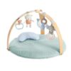Ingenuity Cozy Spot Reversible Duvet Activity Gym & Play Mat with Wooden Bar - Loamy, Ages Newborn + 50 519YOSy7gCL
