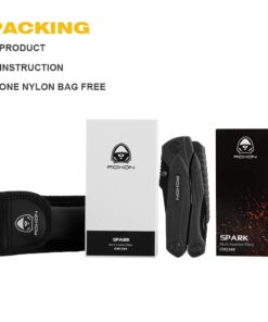 Roxon CM1349 SPARK Multitool Plier, 14-in-1 Multitools Folding Plier, Multipurpose Outdoor Survival Portable Multi Tool Set 28 519ZnJqN94L