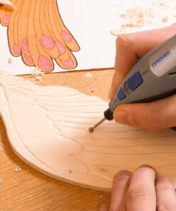 Dremel 118 Rotary Tool Accessory Carving Bit- Perfect for Wood, Plastic, Linoleum, and Soft Metals , Gray , 1/8 in Arrow 1/4 in 5 519aRAtPCbL