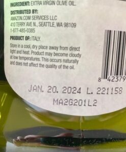 AmazonFresh Italian Extra Virgin Olive Oil, 2 Liter 67.63 Fl Oz (Pack of 1) 16 519pZoe erL