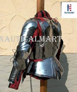 Medieval LARP Fantasy Costume Steel Armour Cuirass Breastplate 13 519yUa3hNlL