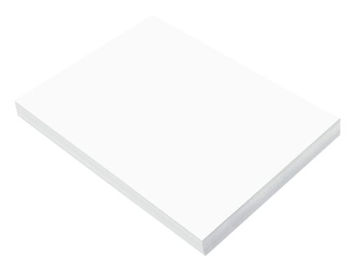 Prang (Formerly SunWorks) Construction Paper, Bright White, 9" x 12", 100 Sheets