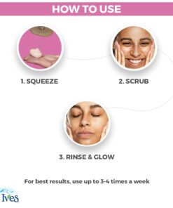 St. Ives Radiant Skin Face Scrub For Dull Skin Pink Lemon and Mandarin Orange Dermatologist-Tested Face Wash Scrub With 100 percent Natural Exfoliants 6 oz Pink Lemon & Mandarin Orange 6 Ounce (Pack of 1) 26 51AAG6Wy89S