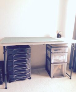 Lifetime Height Adjustable Craft Camping and Utility Folding Table 55 51ADRpS2nQL