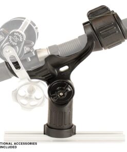 YakAttack Omega Fishing Rod Holder with Track Mounted LockNLoad Mounting System, Pro and Standard Edition - Multiple Colors | Kayak Fishing Accessories Without Mount Track 25 51AFLYiX93L