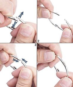 Koogel Index Cards,300 Pieces 2.2 x 3.5 Inches Flash Cards White Study Cards Note Cards Kraft Paper Cards Study Supplies with Binder Ring (50 Sheets per Set) 300 -white 19 51AFrgWH8ZL