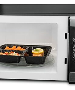 Ez Prepa 25 Pack 32oz 3 Compartment Meal Prep Containers with Lids -Food Storage Containers Plastic, Bento Box, Lunch Containers, Microwavable, Freezer and Dishwasher Safe, Food Containers 25 51AGzODyO3L