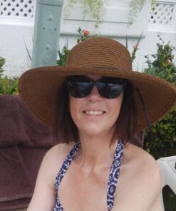 Sloggers Wide Brim Hats for Women - Braided Packable Summer Hats for Women Medium Dark Brown 27 51AHPiunAIL