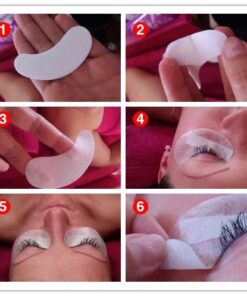 VOE Eyelash Pad Gel Patch Lint Free Lashes Extension Eye Mask Tools (100 pairs) 100 pairs 7 51AJGH94GOL