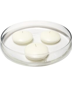 Mega Candles - Unscented 3" Floating Disc Candles - Ivory, Set of 12 14 51AKbRlKGiL