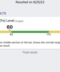 Nature Made Iron 65 mg (325 mg Ferrous Sulfate) Tablets, Dietary Supplement for Red Blood Cell Support, 180 Tablets, 180 Day Supply Unflavored 180 Count (Pack of 1) 33 51ARsaL3KFL