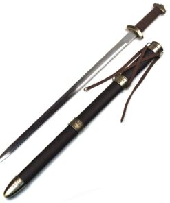 Alternative view of 33" Medieval Steel Viking Worrior Spatha Battle Sword & Scab