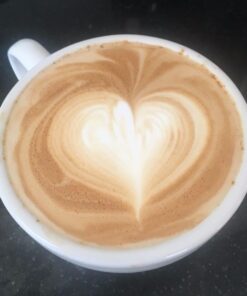 Konitz Coffee Bar Cappuccino Coffee Cups Set with Saucers, White Cappuccino Cups Set of 4 - 6 oz Coffee Cup Set with Saucers, Porcelain Cappuccino Cup 1 Giftboxed Set 57 51AYXCewwL