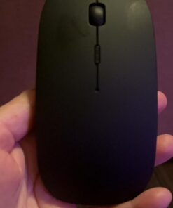 Rechargeable Wireless Mouse for MacBook Pro/ Air,Bluetooth Mouse for Laptop/PC/Mac/iPad pro/Computer black 29 51AbuyW6MeL