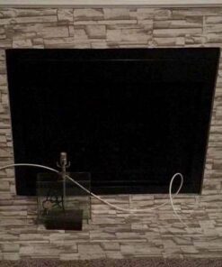 RoomMates RMK9026WP Natural Stacked Stone Peel and Stick Wallpaper Light Gray 52 51AespgoR L