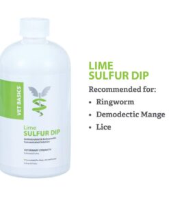 Revival Animal Health Vet Basics Lime Sulfur Dip- Concentrated Solution- for Dogs, Cats & Horses- 16oz 20 51Af3Bjs8mL