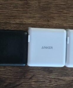 Anker 60W PIQ 3.0 & GaN Tech Dual Port Charger, PowerPort Atom III (2 Ports) Travel Charger with a 45W USB C Port, for Laptops, MacBook, iPad Pro, iPhone, Galaxy, Pixel and More White 41 51AiINN3hnL