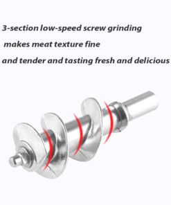 Sunmile SM-G33 Electric Meat Grinder - 1HP 800W Max Power - ETL Stainless Steel Meat Grinder Mincer Sausage Stuffer, Stainless Steel Blade and Plates and 1 Sausage Maker 30 51Aivy5UjtL