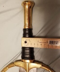 Medieval Warrior The Mercenary Sword Full Tang Tempered Hand Forged Blade with Leather Scabbard 35 51AjeiJbrJL