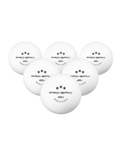 Alternative view of PRO SPIN Ping Pong Balls - White 3-Star Table Tennis Balls | High-Performance 40+ ABS Balls | Ultimate Durability for Indoor/Outdoor Ping Pong Tables Standard 12-Pack