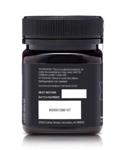 Kiva Raw Manuka Honey, Certified UMF 15+ | MGO 514+ | 100% Pure Genuine New Zealand (8.8oz/250g Bottle) | Non-GMO | No Antibiotics | Traceable | UMF & MGO Certified 35 51AsO3ECfIL