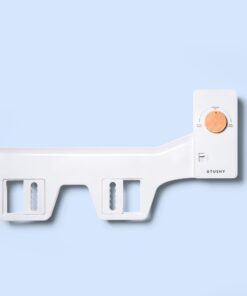 TUSHY Basic 2.0 Bidet Toilet Seat Attachment | A Non-Electric Self Cleaning Water Sprayer w/Adjustable Water Pressure Nozzle, Angle Control & Easy Home Installation (White/Bamboo) White/Bamboo 27 51Aw1qLHAAL